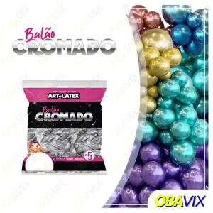 Balao 5" Cromado - C/25un