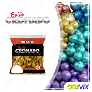 Balao 12" Cromado - C/24Un