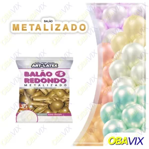 Balao 5" Metalizado - C/50un