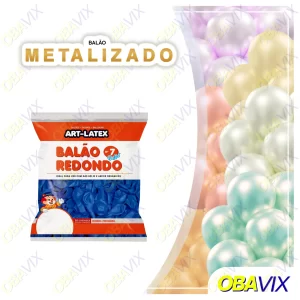Balao 7" Metalizado - C/50Un
