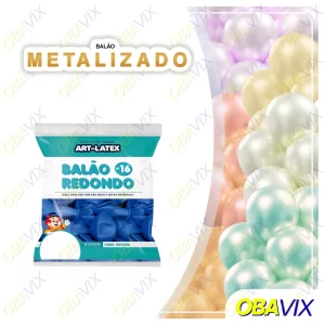 Balao 16" Metalizado - C/12Un