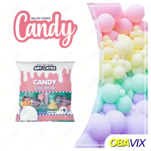 Balao 9" Candy - C/50Un