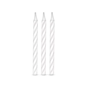 Vela Palitinho Espiral Branca