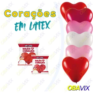 Balao Coração Latex