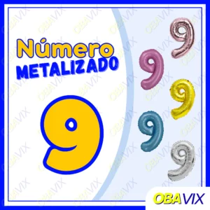 Balao Numero 9 Metalizado